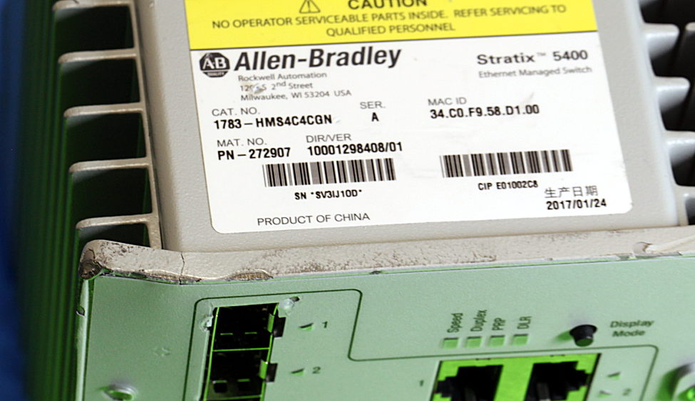 1783-HMS4C4CGN Allen Bradley Stratix 5400 Managed Ethernet Switch